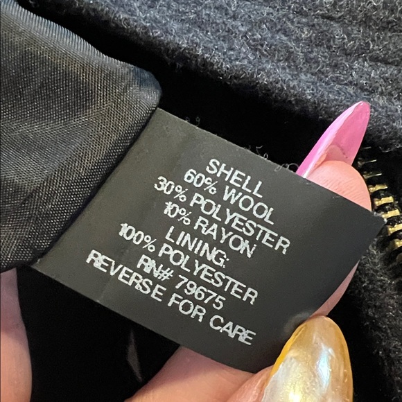 MICHAEL Michael Kors charcoal Belted Trench Coat with Gold Hardware - Picture 7 of 8